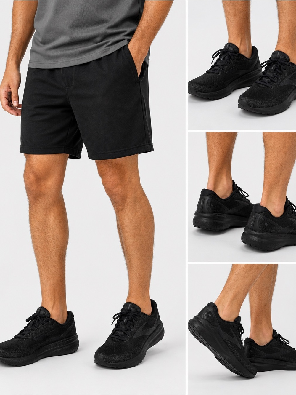 Brooks Men's Ghost 16 Running Shoes - Black size 10.5 pre-owned
